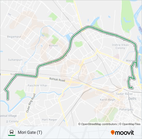 907 bus Line Map