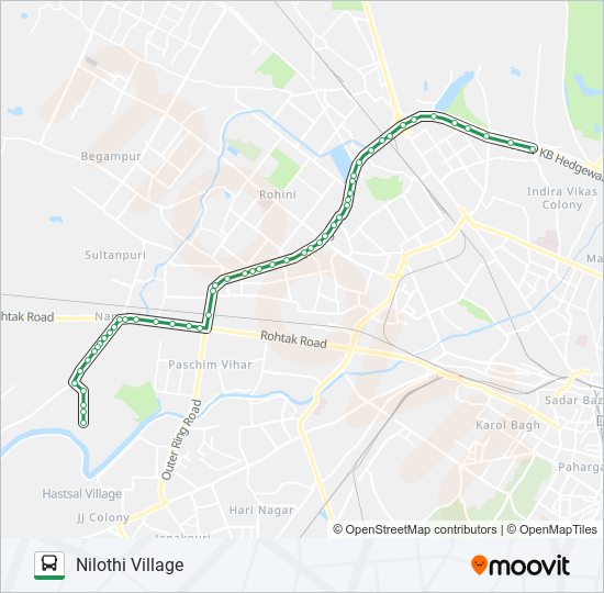 907 bus Line Map