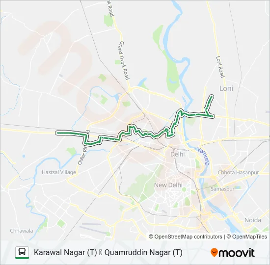 913 Bus Line Map