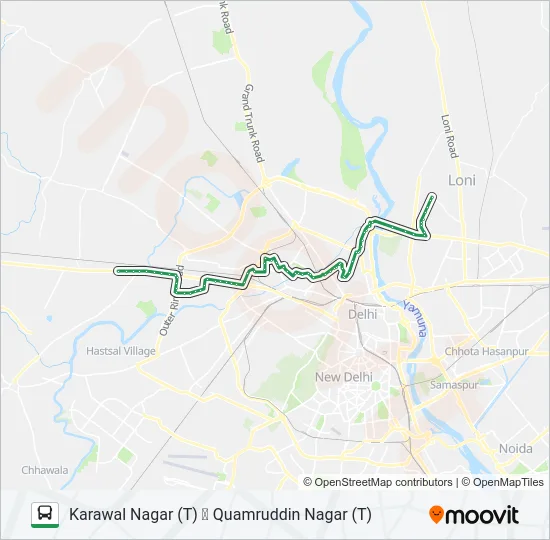 913 Bus Line Map