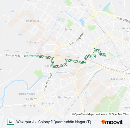 913 bus Line Map