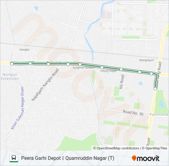 918 bus Line Map