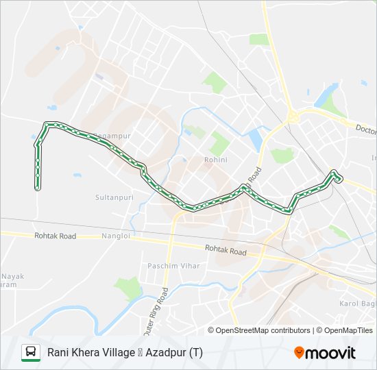 921 bus Line Map