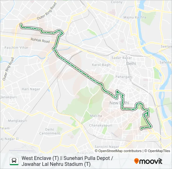 930 Bus Line Map