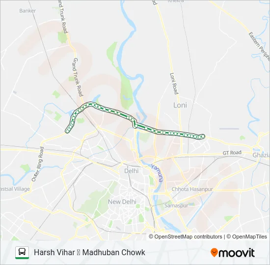 932 Bus Line Map