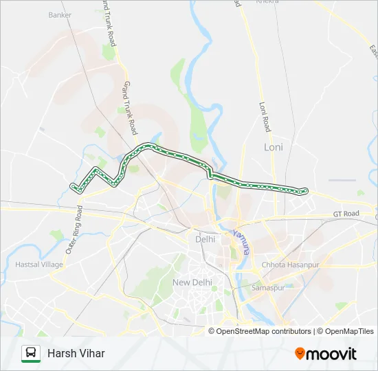 932 Bus Line Map