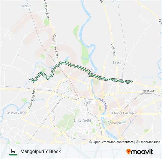 932 Bus Line Map