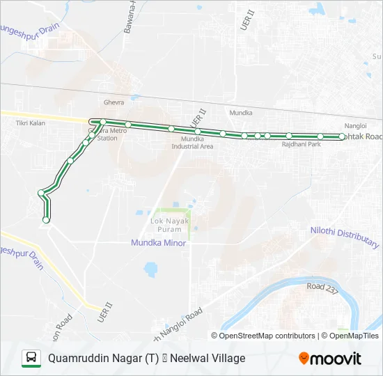 934 Bus Line Map