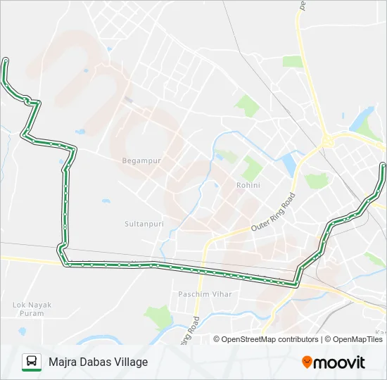 935 Bus Line Map
