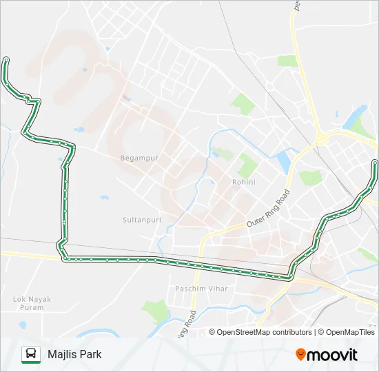 935 Bus Line Map