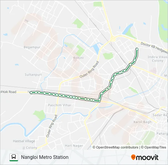 935 Bus Line Map
