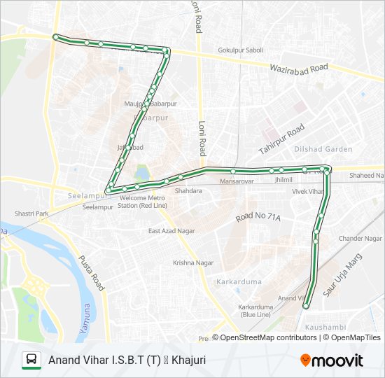 946 bus Line Map