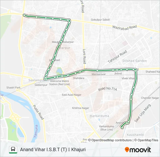 946 Bus Line Map