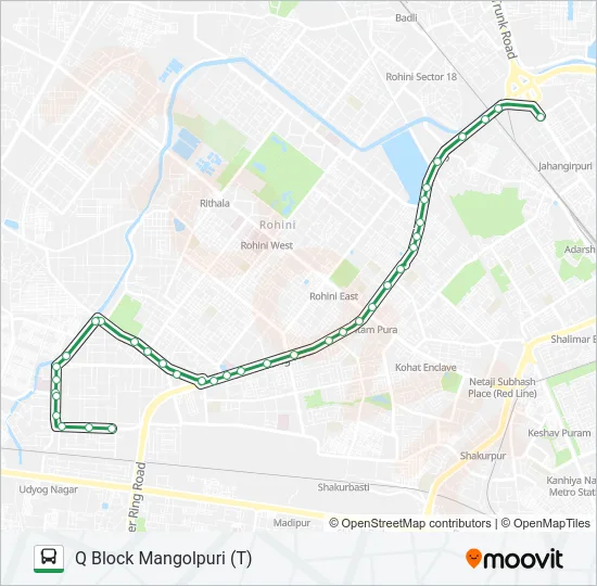 946 Bus Line Map
