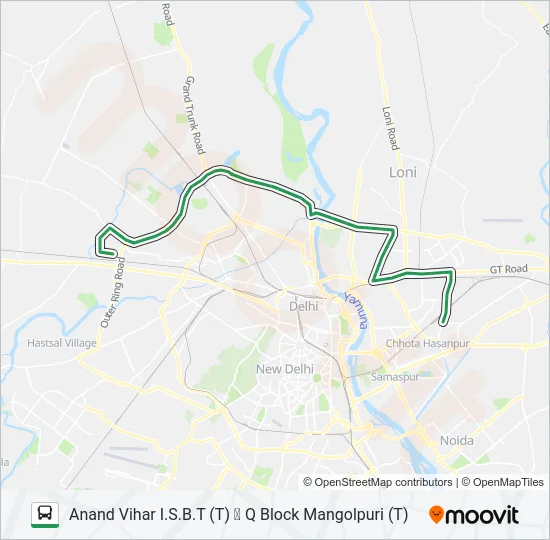 946 Bus Line Map