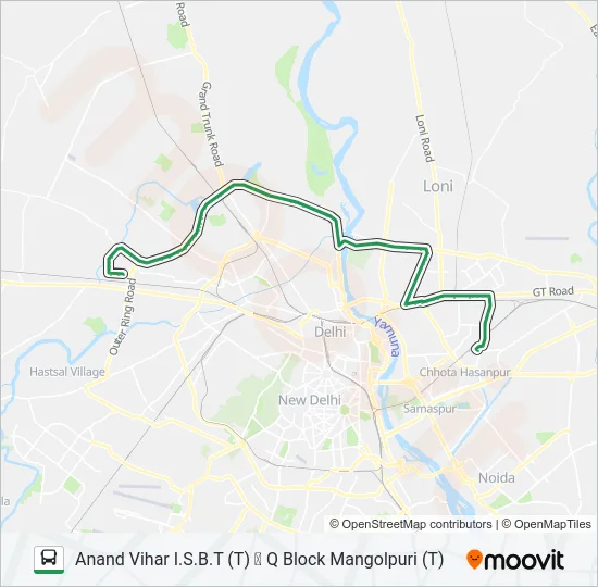 946 Bus Line Map