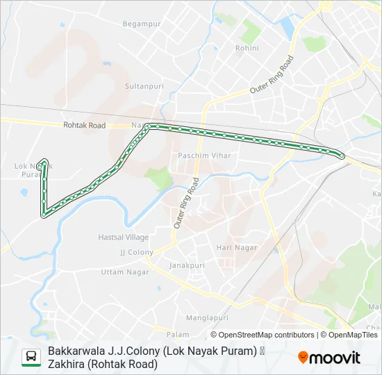 963 Bus Line Map