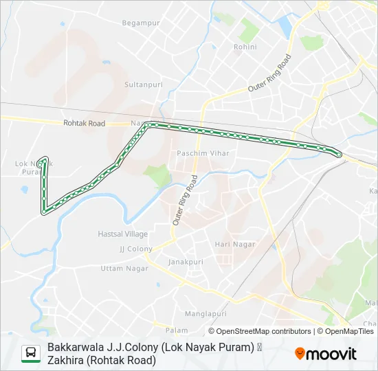 963 Bus Line Map