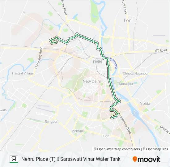 964 Bus Line Map