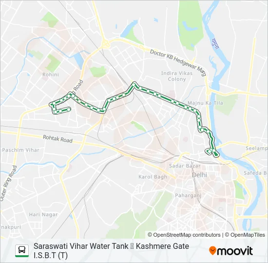 964 Bus Line Map