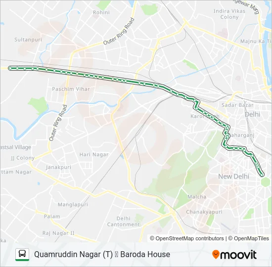 966 Bus Line Map