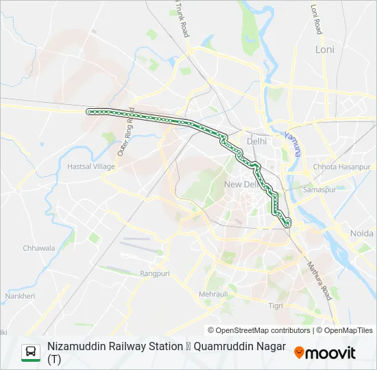 966 Bus Line Map