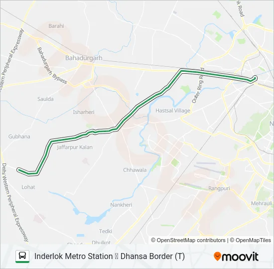 968 Bus Line Map