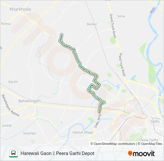 972 Bus Line Map