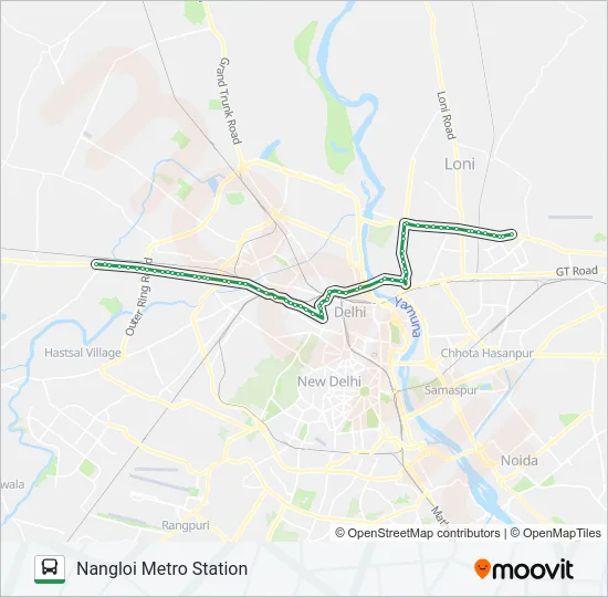 973 Bus Line Map