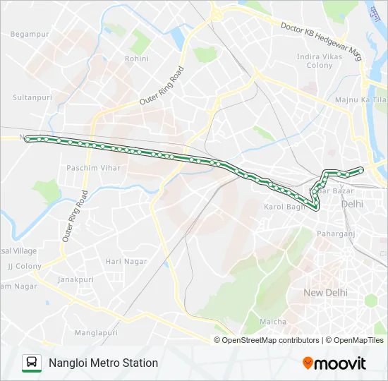 973 Bus Line Map
