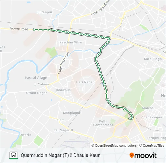 974 Bus Line Map
