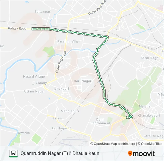 974 Bus Line Map