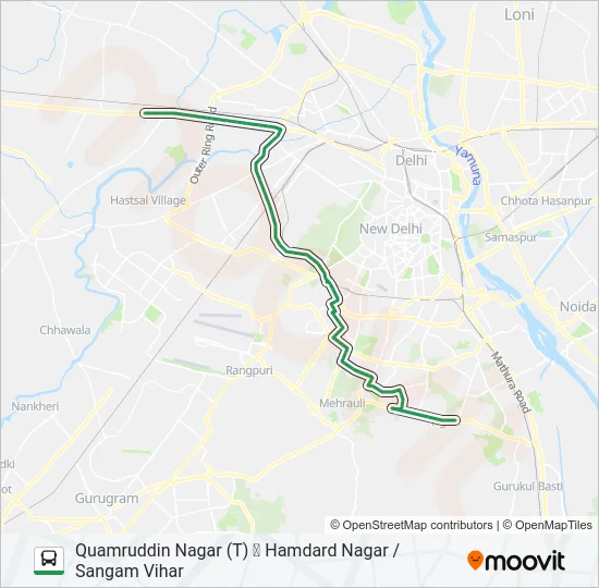 974 Bus Line Map