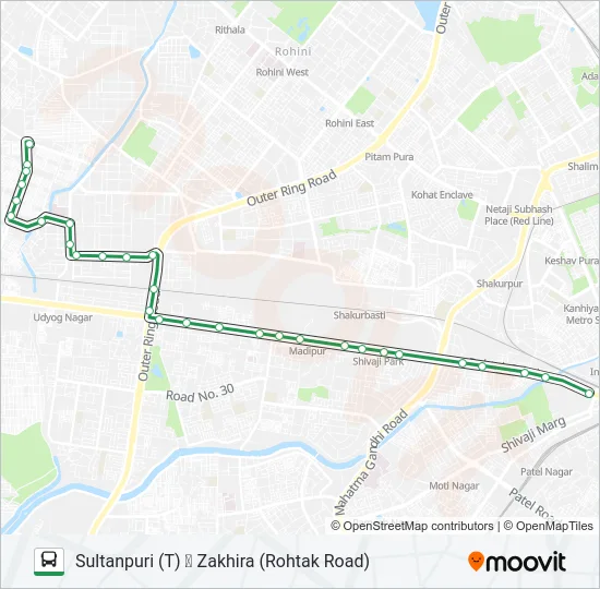 937A Bus Line Map
