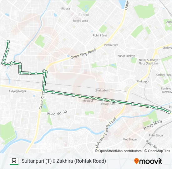 937A Bus Line Map