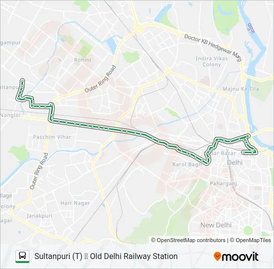 937A Bus Line Map