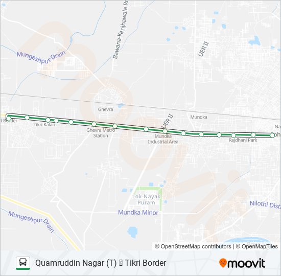 938A bus Line Map