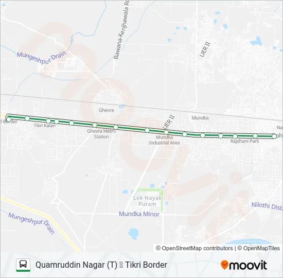938A Bus Line Map