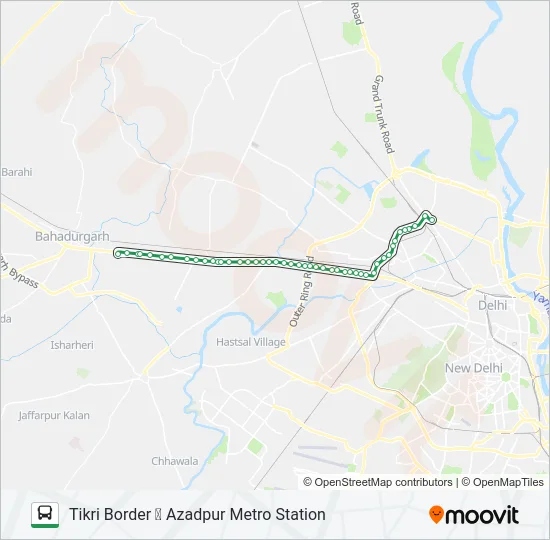 938A Bus Line Map