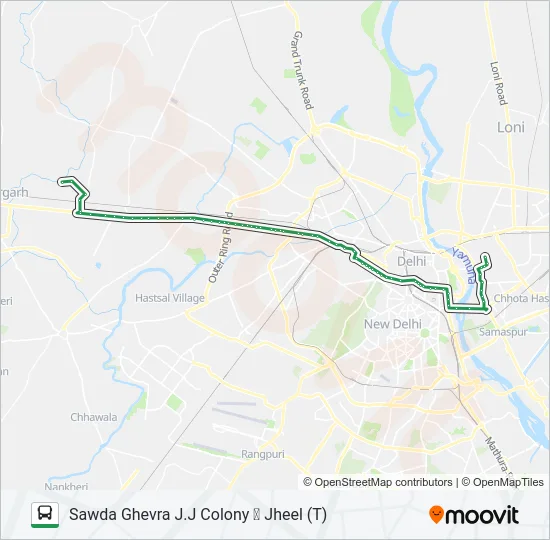 949A Bus Line Map