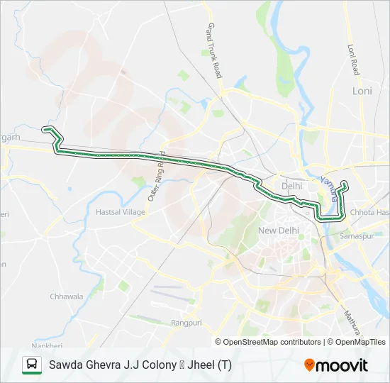 949A Bus Line Map