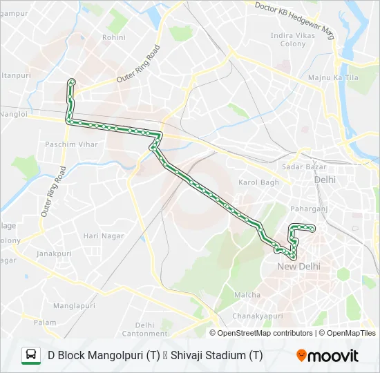 940STL Bus Line Map