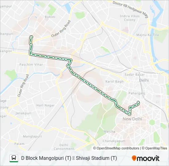 940STL Bus Line Map