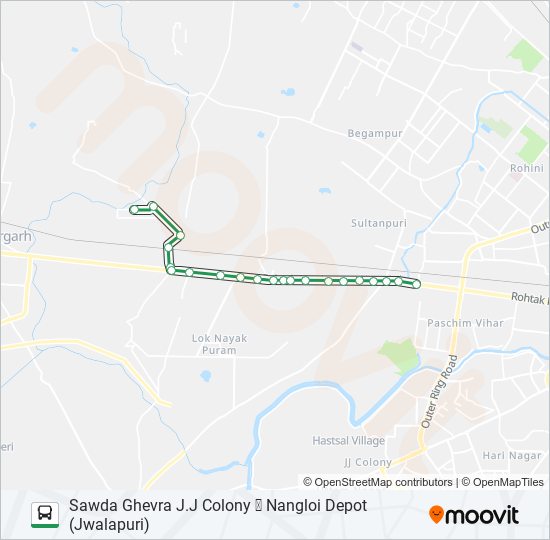 949EXT bus Line Map