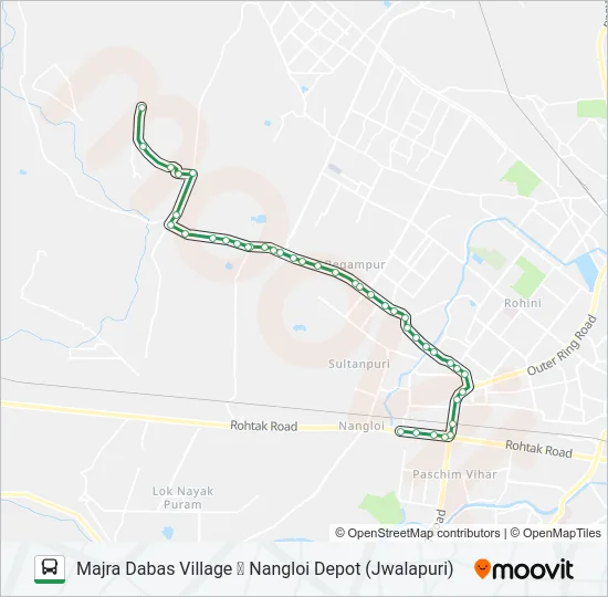 962SPL Bus Line Map