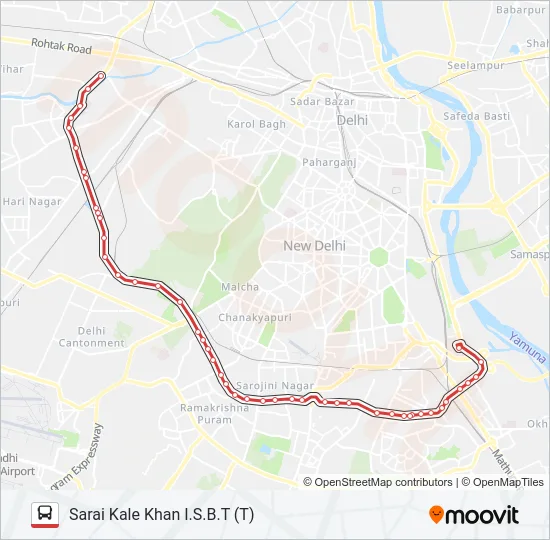567 Bus Line Map
