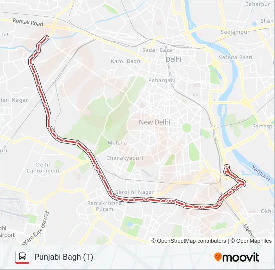 567 Bus Line Map