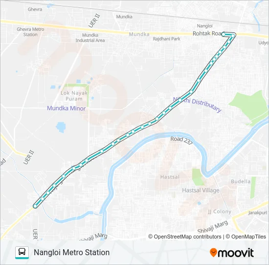 923 Bus Line Map