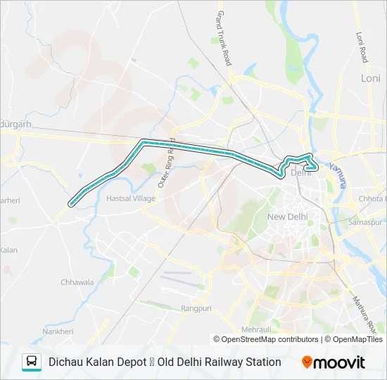 923 Bus Line Map