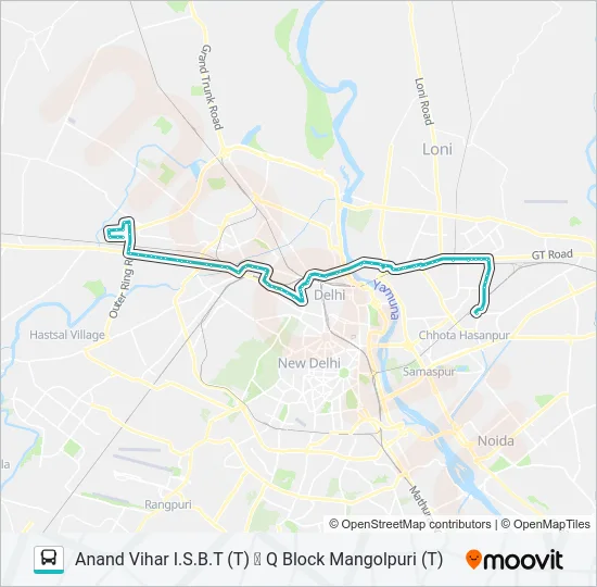 939 Bus Line Map